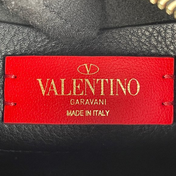 New Valentino Small Rockstud Grainy Calfskin Shoulder Bag - Picture 10 of 11